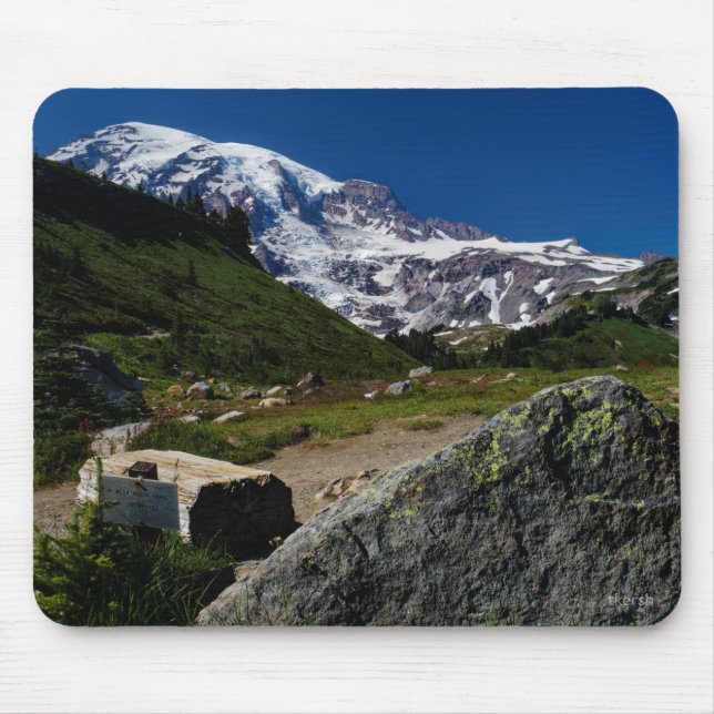 Mt Rainer Skyline Trail Mousepad Musmatta (Framsidan)