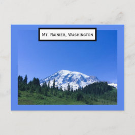 Mt. Rainer Washington Postcard Vykort