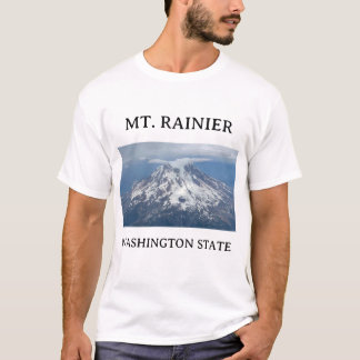 MT. Rainier Aerial Photo Stratus Cloud 2 T Shirt