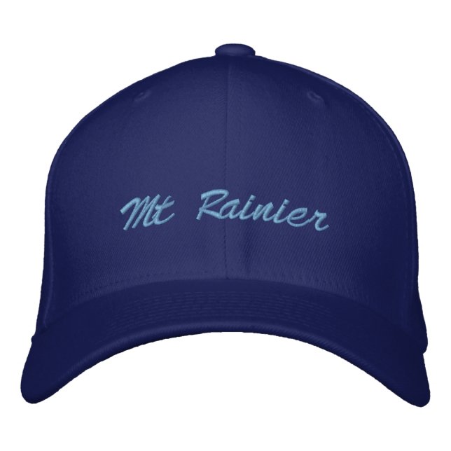 Mt Rainier Cap Broderad Keps (Framsida)