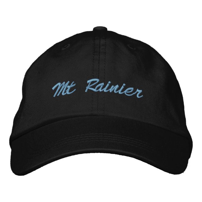 Mt Rainier Cap Broderad Keps (Framsida)