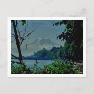 Mt. Rainier från Owen Beach Vykort