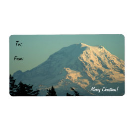 Mt. Rainier Gift Märkre-etikett Fraktsedel