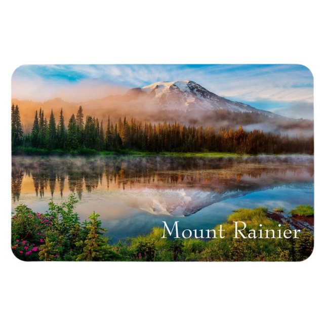Mt. Rainier Magnet (Horisontell)