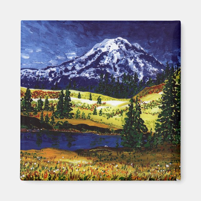 Mt Rainier Magnet (Framsidan)