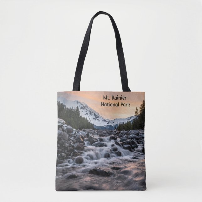 Mt. Rainier National Park Souvenir Tygkasse (Framsida)