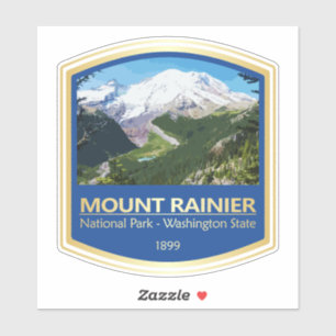 Mt Rainier NP (PF1) Klistermärken