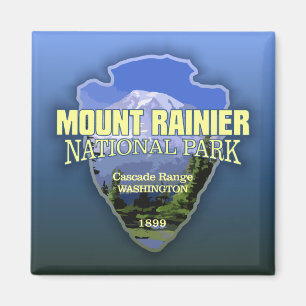 Mt Rainier NP (pilhuvud) Magnet