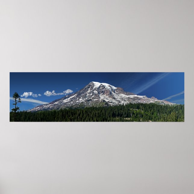 Mt. Rainier Panorama Poster (Framsidan)