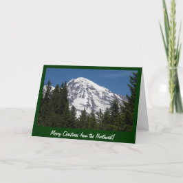 Mt Rainier Park-julkort Helgkort