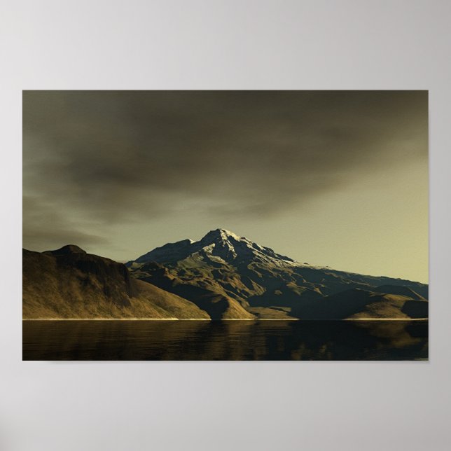 Mt. Rainier Poster (Framsidan)