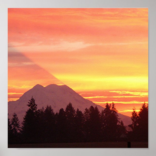 Mt, Rainier Poster (Framsidan)