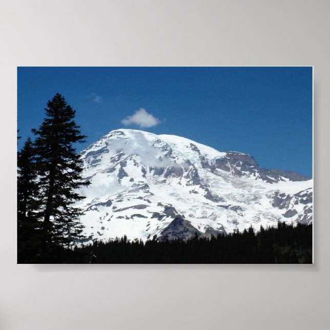 MT RAINIER POSTER (Framsidan)