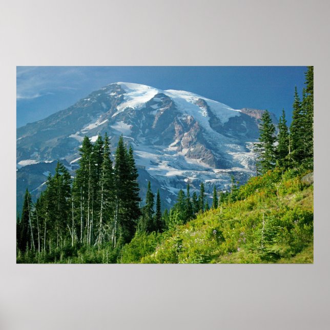 Mt Rainier Poster (Framsidan)