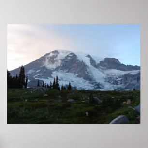 Mt Rainier, Seattle Poster