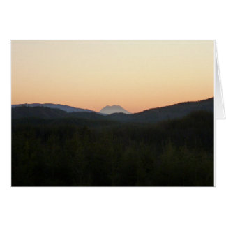 Mt. Rainier Sunrise Hälsningskort