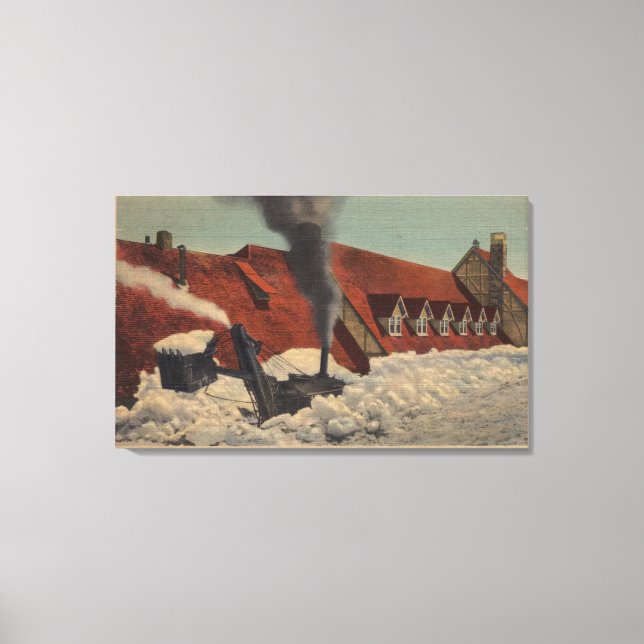 Mt. Rainier, WA - Paradise Inn Canvastryck (Framsida)