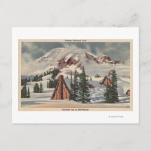Mt. Rainier, WA - Paradise Inn till fots Vykort
