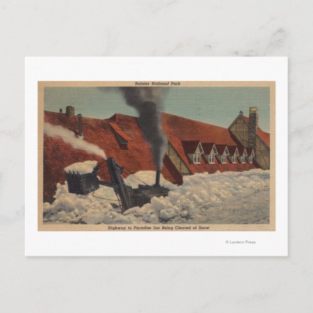 Mt. Rainier, WA - Paradise Inn Vykort (Framsida)