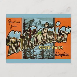 Mt Rainier Washington  Vykort