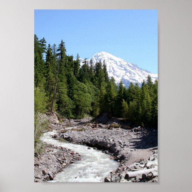 Mt Ranier Poster (Framsidan)