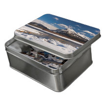 Mt. Rundle på Vermilion Sjöar