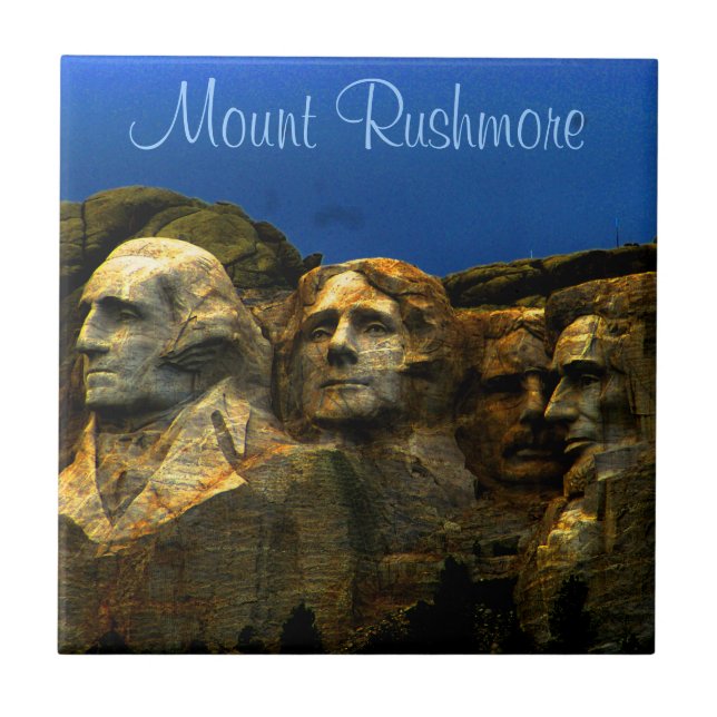 Mt Rushmore belägger med tegel Kakelplatta (Framsidan)