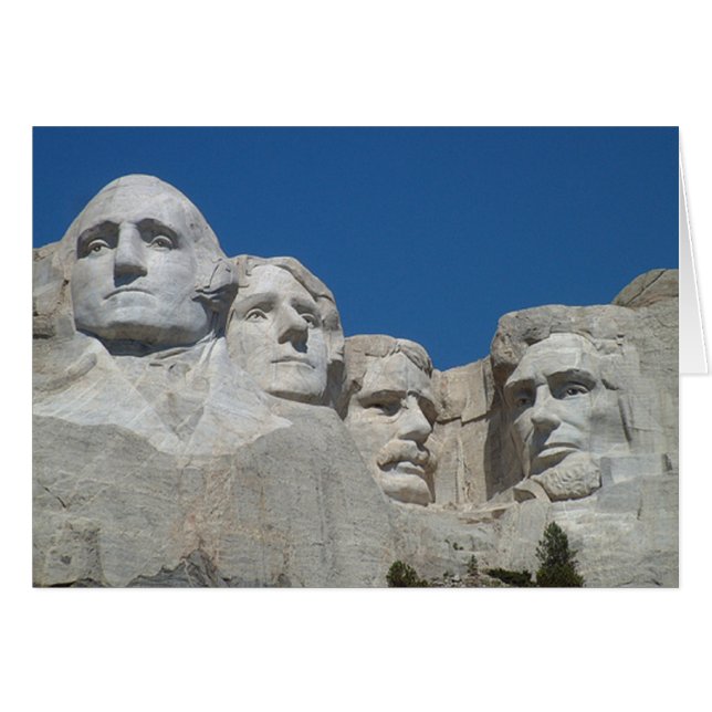 Mt. Rushmore Hälsningskort (Framsidan Horizontal)