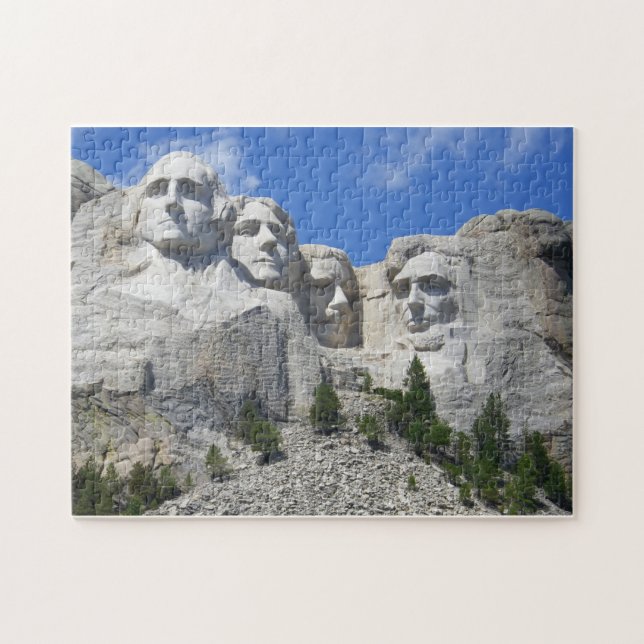 Mt Rushmore Jigszle Puzzle Pussel (Horisontell)