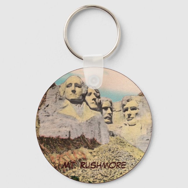 Mt. Rushmore Keychain Nyckelring (Framsida)