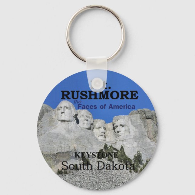 Mt. Rushmore Keychain Nyckelring (Framsida)