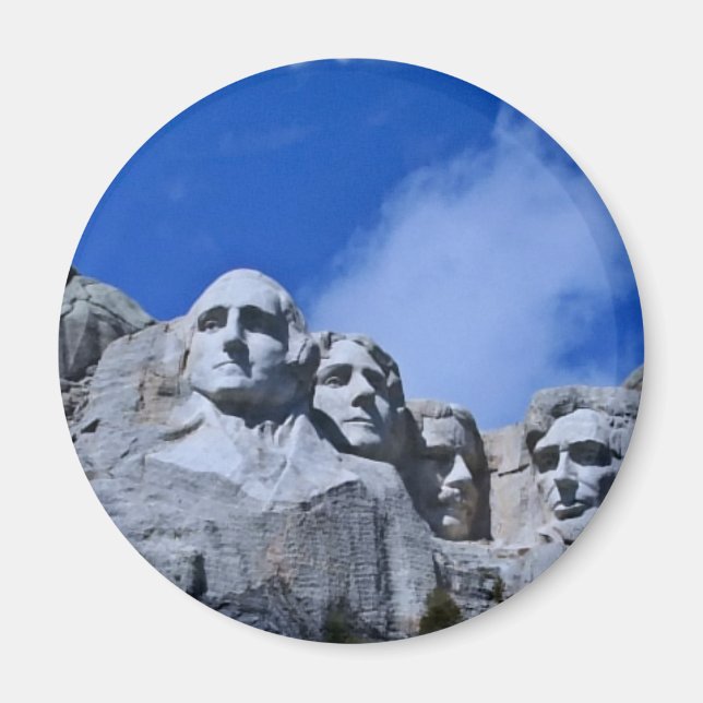 Mt. Rushmore Landmark Magnet (Framsidan)
