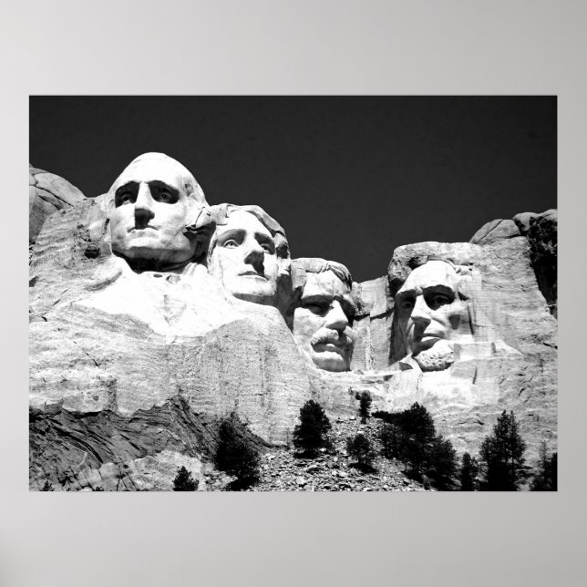 MT Rushmore Poster/BW Poster (Framsidan)