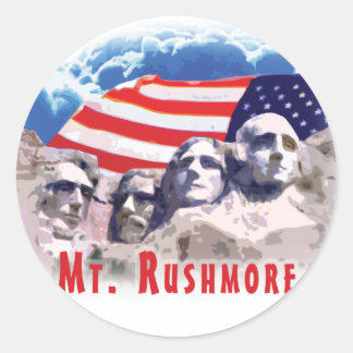 Mt. Rushmore Runt Klistermärke