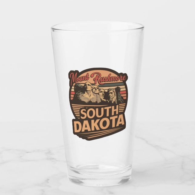 Mt. Rushmore South Dakota Glaskopp (Framsida)