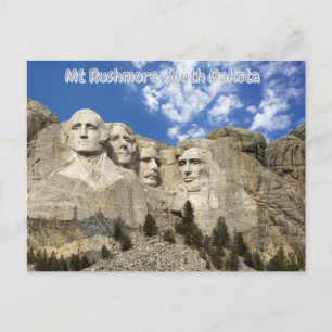 Mt Rushmore, South Dakota Postcard Vykort