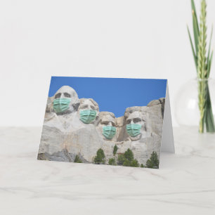Mt. Rushmore-talanger med maskor Kort