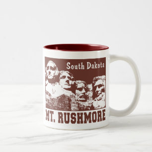 Mt. Rushmore Två-Tonad Mugg