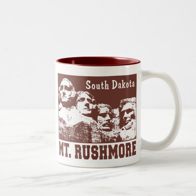 Mt. Rushmore Två-Tonad Mugg (Höger)