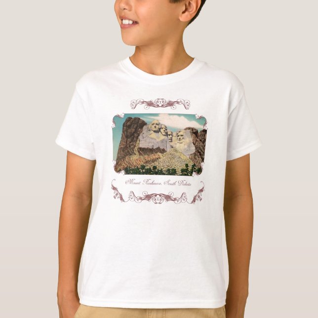 Mt. Rushmore Victorian Barn Shirt T (Framsida)