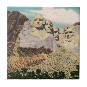 Mt. Rushmore Vintage Kakelplatta