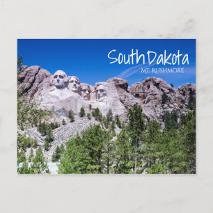 Mt Rushmore Vista-hälsningskort Vykort