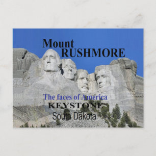 Mt. Rushmore Vykort