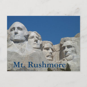 Mt. Rushmore Vykort