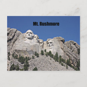 Mt. Rushmore Vykort