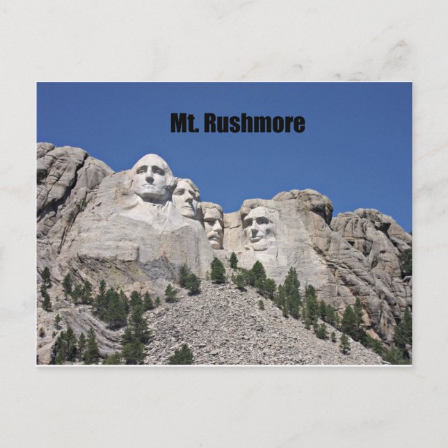 Mt. Rushmore Vykort (Framsida)