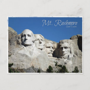 Mt. Rushmore Vykort