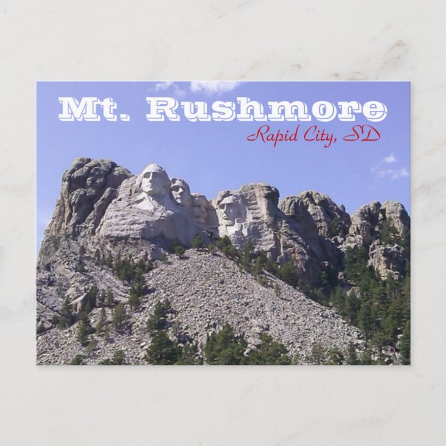 Mt. Rushmore-vykort Vykort (Framsida)