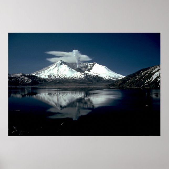 Mt. Saint Helens Poster (Framsidan)