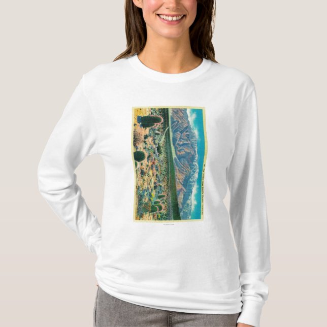 Mt. San Jacinto från djävulen trädgård T-shirt (Framsida)